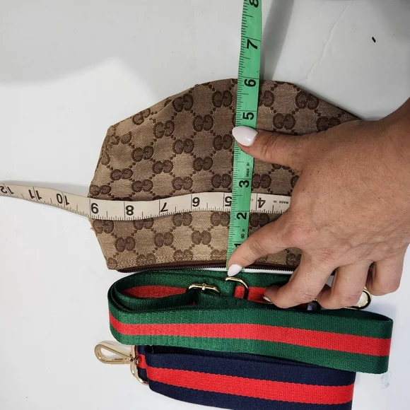 Gucci Authentic  pochette GG canvas bag pouch #103399 - Picture 8 of 16